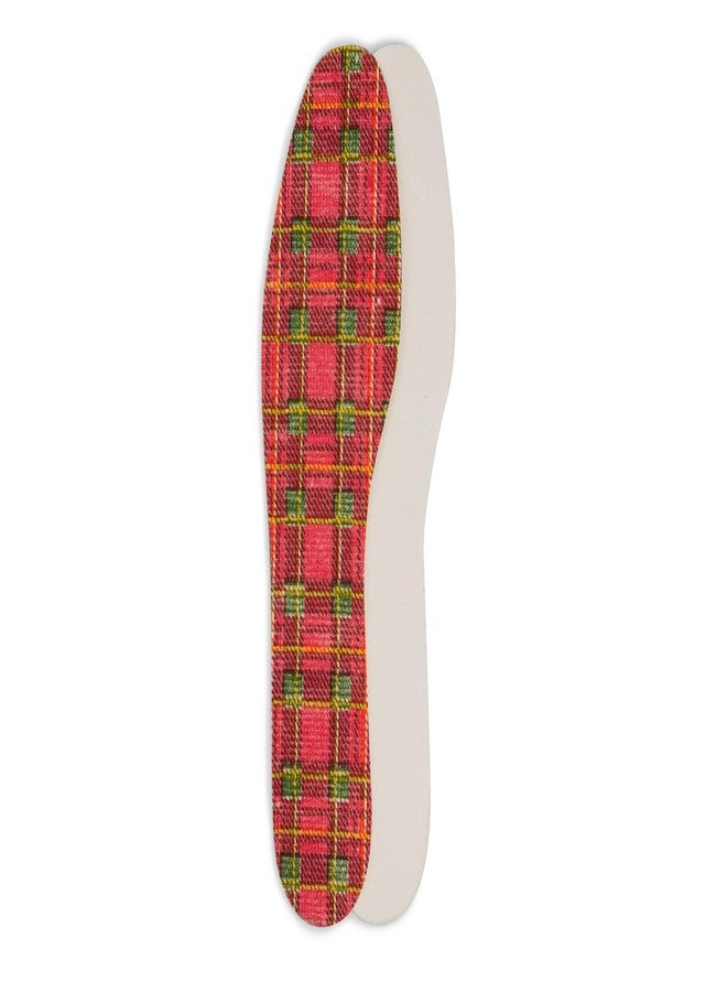 Kaps 6 Pair Pack Tartan Shoe Insoles Set for Men and Women, Comfortable Shoe Inserts for Everyday Use, Unisex Shoe Insoles with Stylish Tartan Design, Kaps (43 EUR / 10 US Men) - Image 3